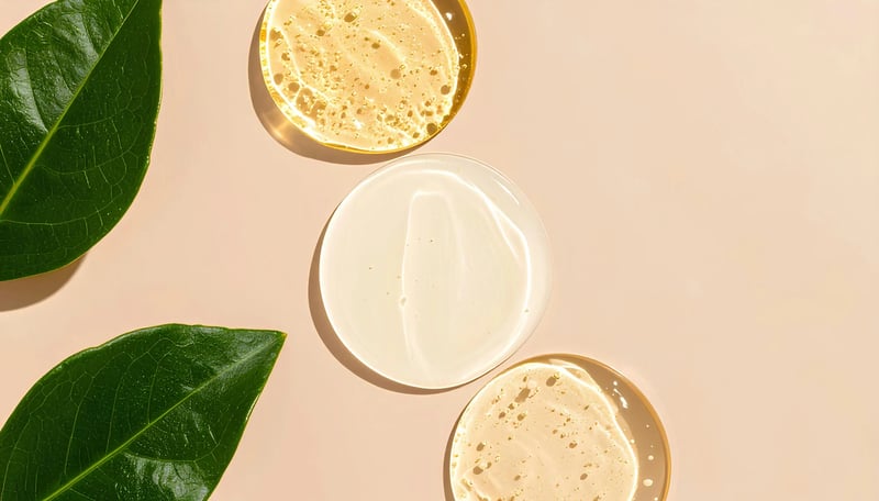 Raíz de ginseng coreano y fermentos botánicos en cosmética coreana